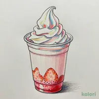 いちごミルクフロート