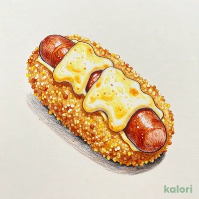 Buldak Cheese Hot Dog