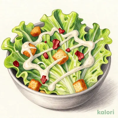 新鮮レタスのシーザーサラダ