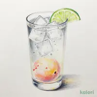 翠ジンソーダ つぶし梅（じゃんぼ）