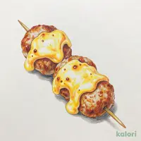 鶏つくね チーズがけ