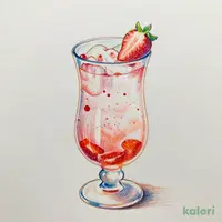 つぶつぶ苺カルピスサワー