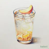 果肉入り国産白桃サワー