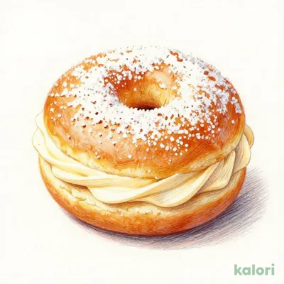 Custard Cream Donut