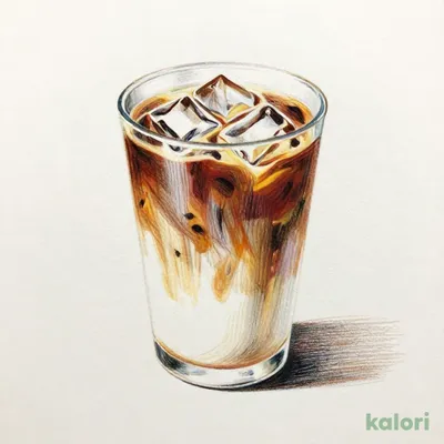 カフェインレスアイスカフェオレ