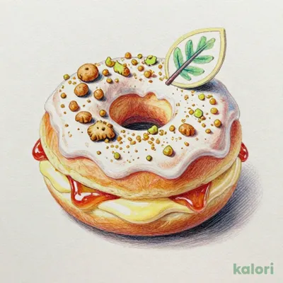 Mister Donut Custard & Apple Jam