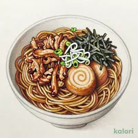 特製醤油の油そば 大盛