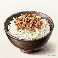 肉ねぎ飯 小