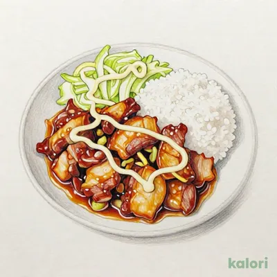 豚バラのしょうが焼き弁当