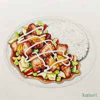 豚バラのしょうが焼き弁当（大盛）
