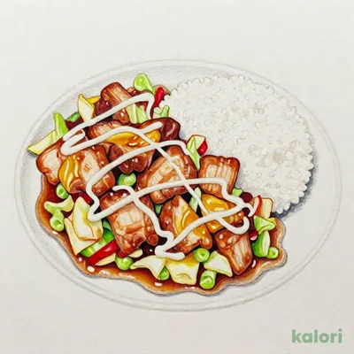 豚バラのしょうが焼き弁当（大盛）