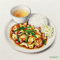 鶏とキャベツのコク旨味噌炒め定食