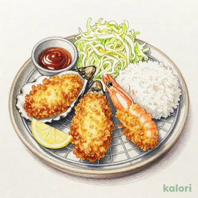 カキフライミックス定食