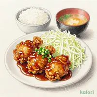 香味葱ダレ唐揚げ定食