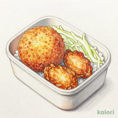 鶏唐コロッケ弁当