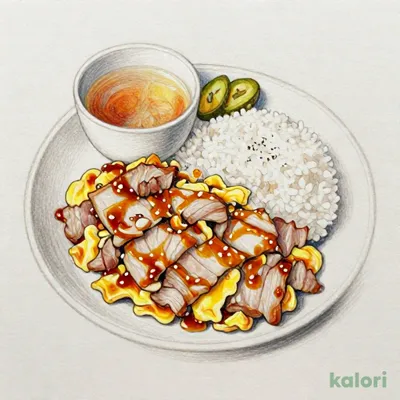 【呉名物】肉玉丼