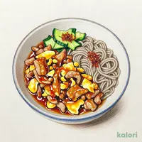 【呉名物】肉玉丼とざるそば