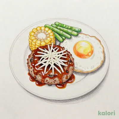 おろしポン酢ハンバーグ弁当