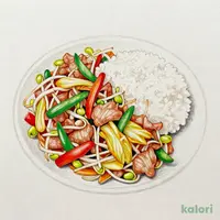たっぷり肉野菜炒め弁当
