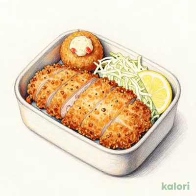 とんかつ＆カニクリームコロッケ弁当