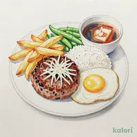 ランチハンバーグ定食（おろし）
