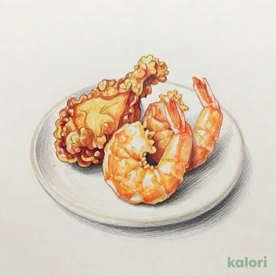 唐揚＆エビフライ