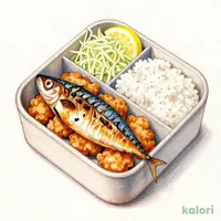 塩サバと鶏唐弁当