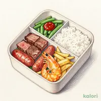 牛カットステーキミックス弁当