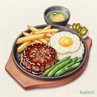 特製デミのハンバーグ定食