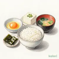 玉子かけご飯朝食