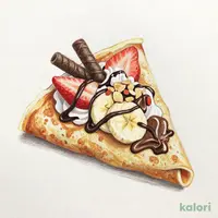 いちごバナナダブルチョコホイップ
