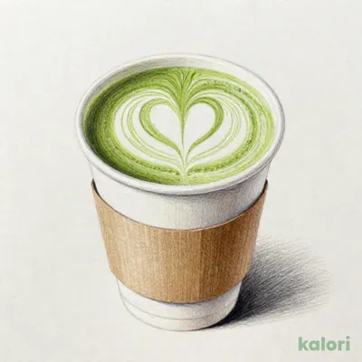 ホット抹茶ミルク