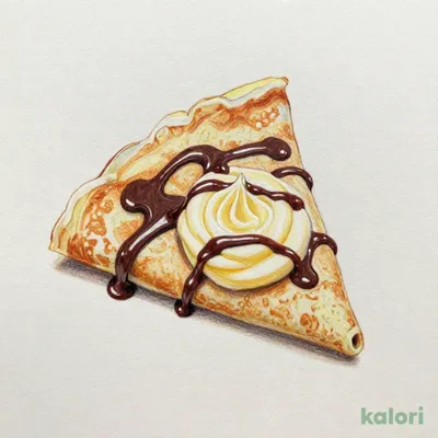 Chocolate Custard Crepe