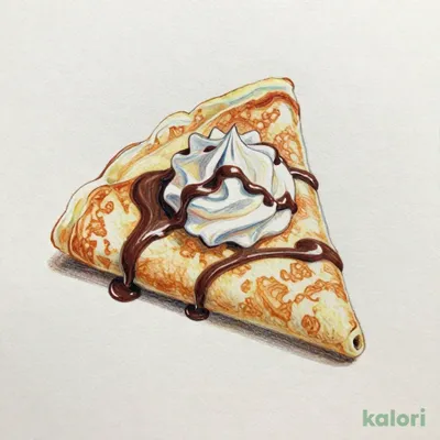 Chocolate Whipped Cream Crepe
