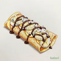 バナナチョコカスタードホイップ