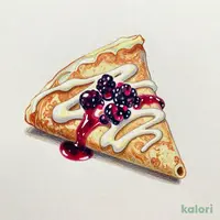 Mixed Berry Cheese Crepe