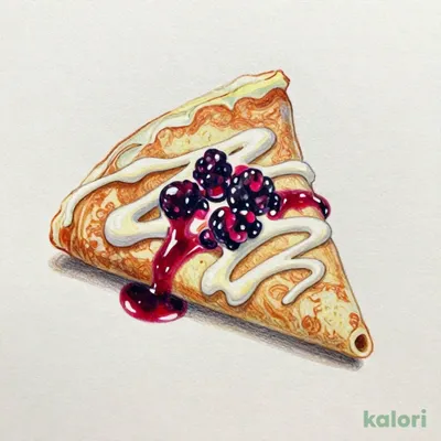 Mixed Berry Cheese Crepe