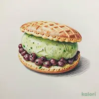抹茶あずきモナカ