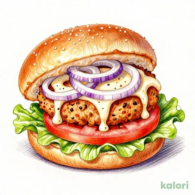 Soy Morning Vegetable Burger - Aurora Sauce -