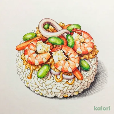 Mos Rice Burger Seafood Tempura (Salt Sauce)