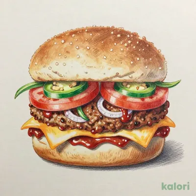 Soy Spicy Mos Cheeseburger