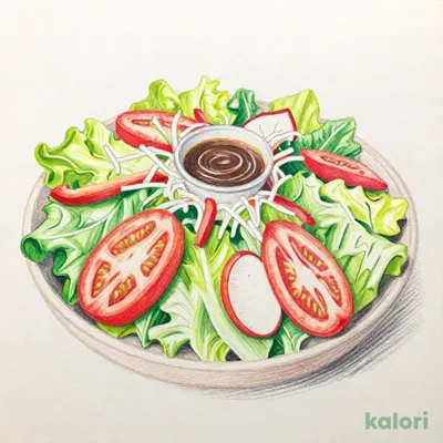 Special Salad with Japanese Dressing (Low Sodium)