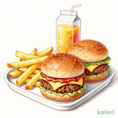 ワイワイモスチーズバーガーセット