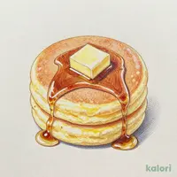 【イートイン限定】シングル ふんわりスフレパンケーキ＜メープルシロップ＞