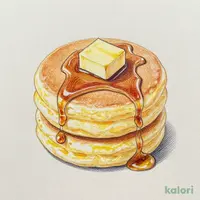 【イートイン限定】ダブル ふんわりスフレパンケーキ＜メープルシロップ＞