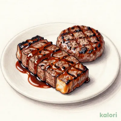 サガリステーキ＆ハンバーグ 100g