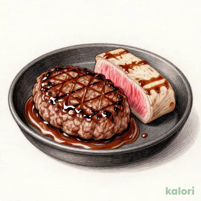 牛肩ロースステーキ＆ハンバーグ 100g