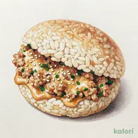 【冷凍】ライスバーガー 胡麻担々 ２個