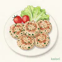 【冷凍】鶏肉とほうれん草のハンバーグ 5個