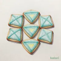 Mint & Lemon Sablé Cookies, 6 pcs